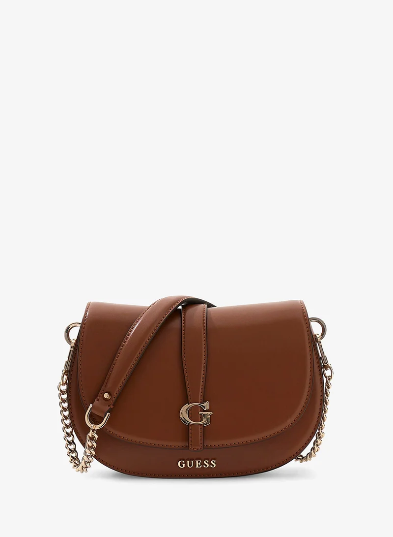 GUESS Carrie Flap Over Shoulder Bag